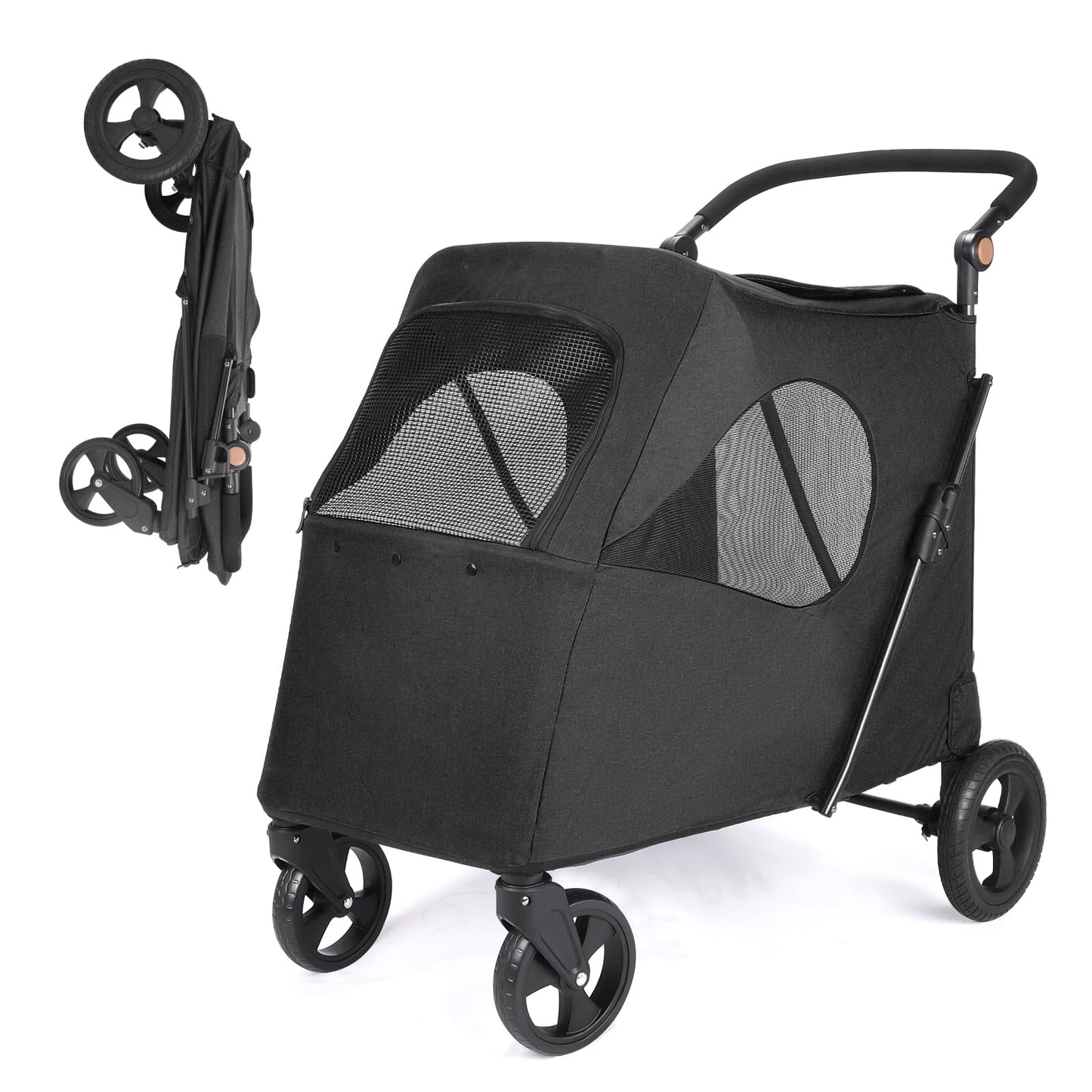 Gudreva Large-Sized Foldable Dog Stroller