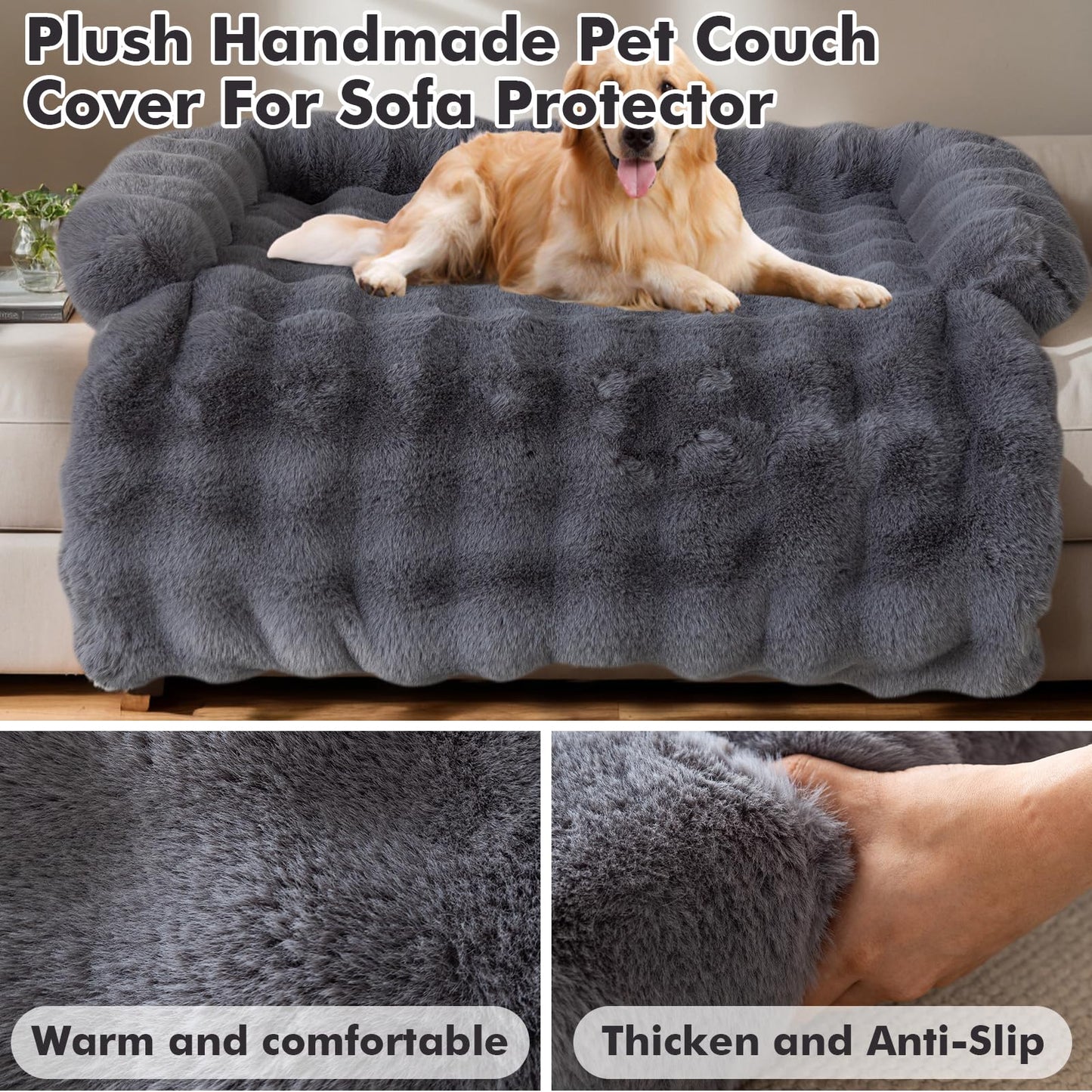 Gudreva Dog Bed Sofa Protector – Plush Protective Cover for Comfortable Sleeping