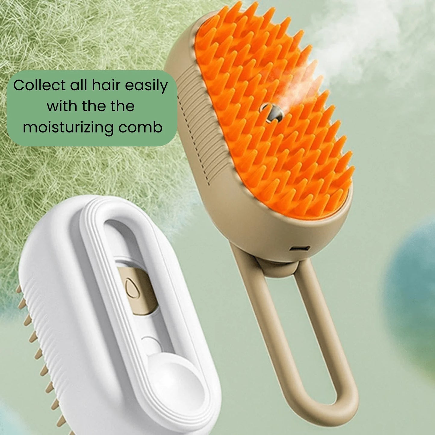 Gudreva - Rechargeable 3-in-1 Steam Brush