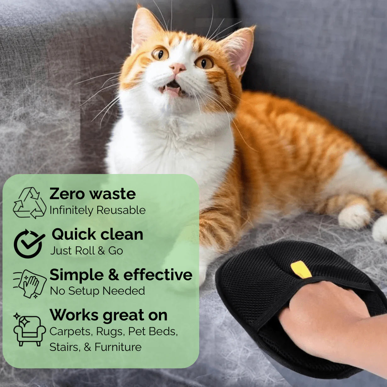 Pet Hair Removal Gloves