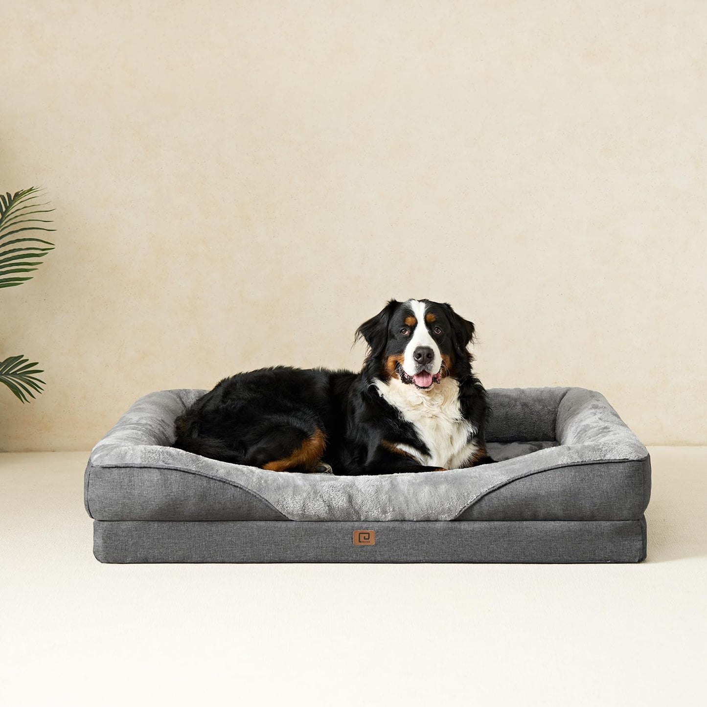 Gudreva Memory Foam Dog Bed - Orthopedic, Waterproof