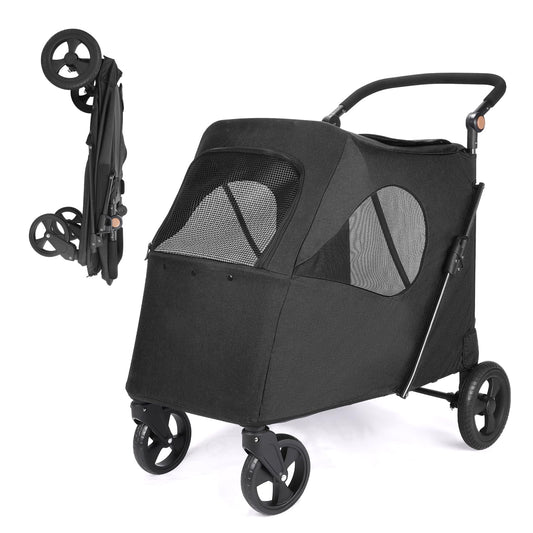 Gudreva Large-Sized Foldable Dog Stroller