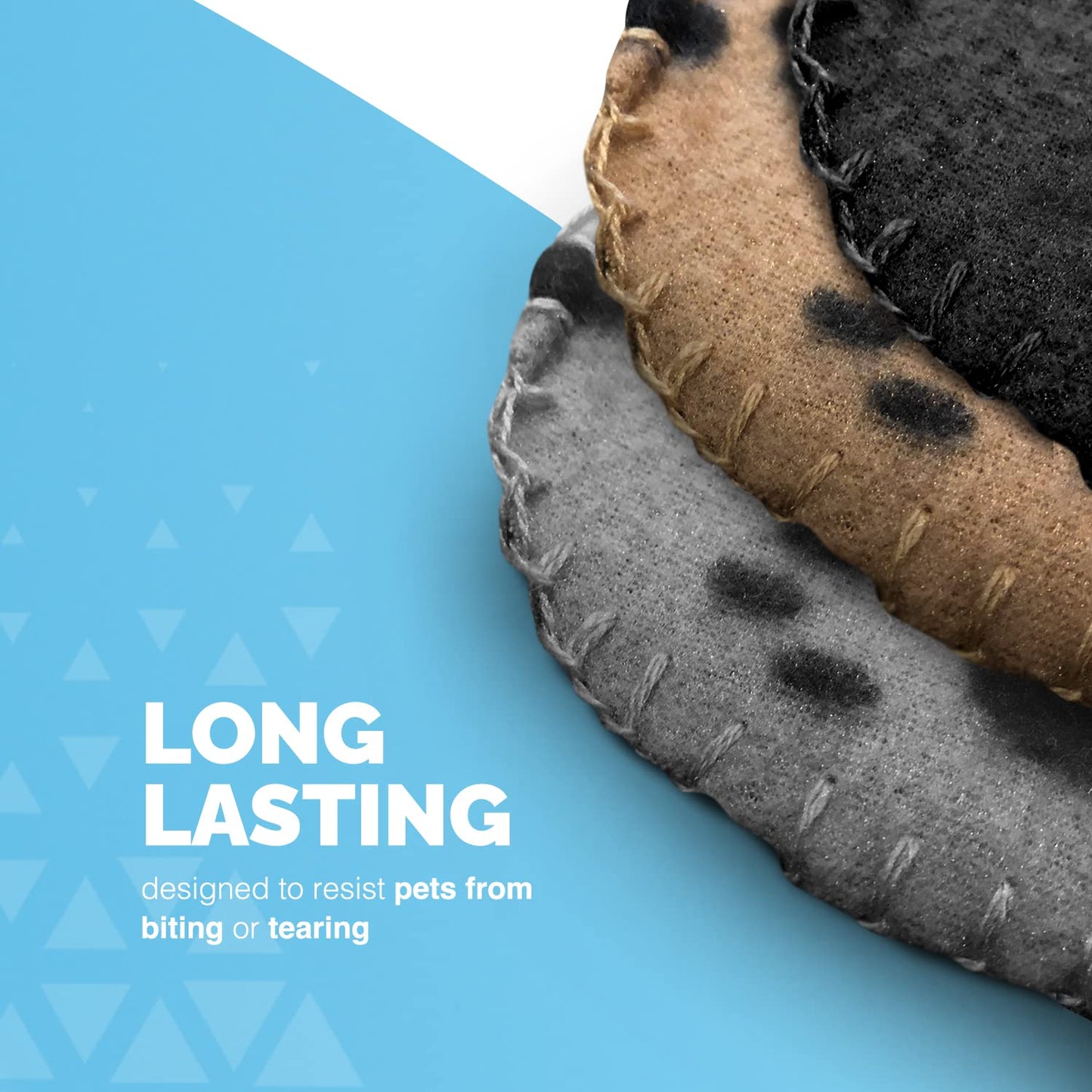 Gudreva 3-Pack Pet Blankets - Soft, Washable Flannel Fleece for Dogs, Cats, & Small Pets