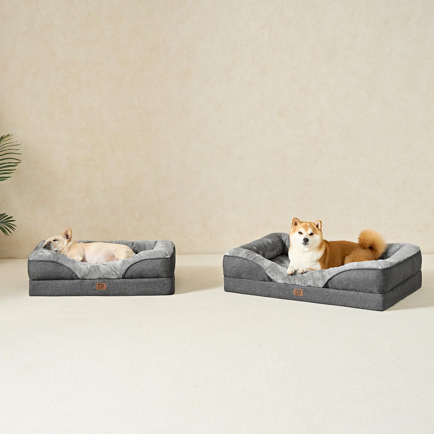 Gudreva Memory Foam Dog Bed - Orthopedic, Waterproof