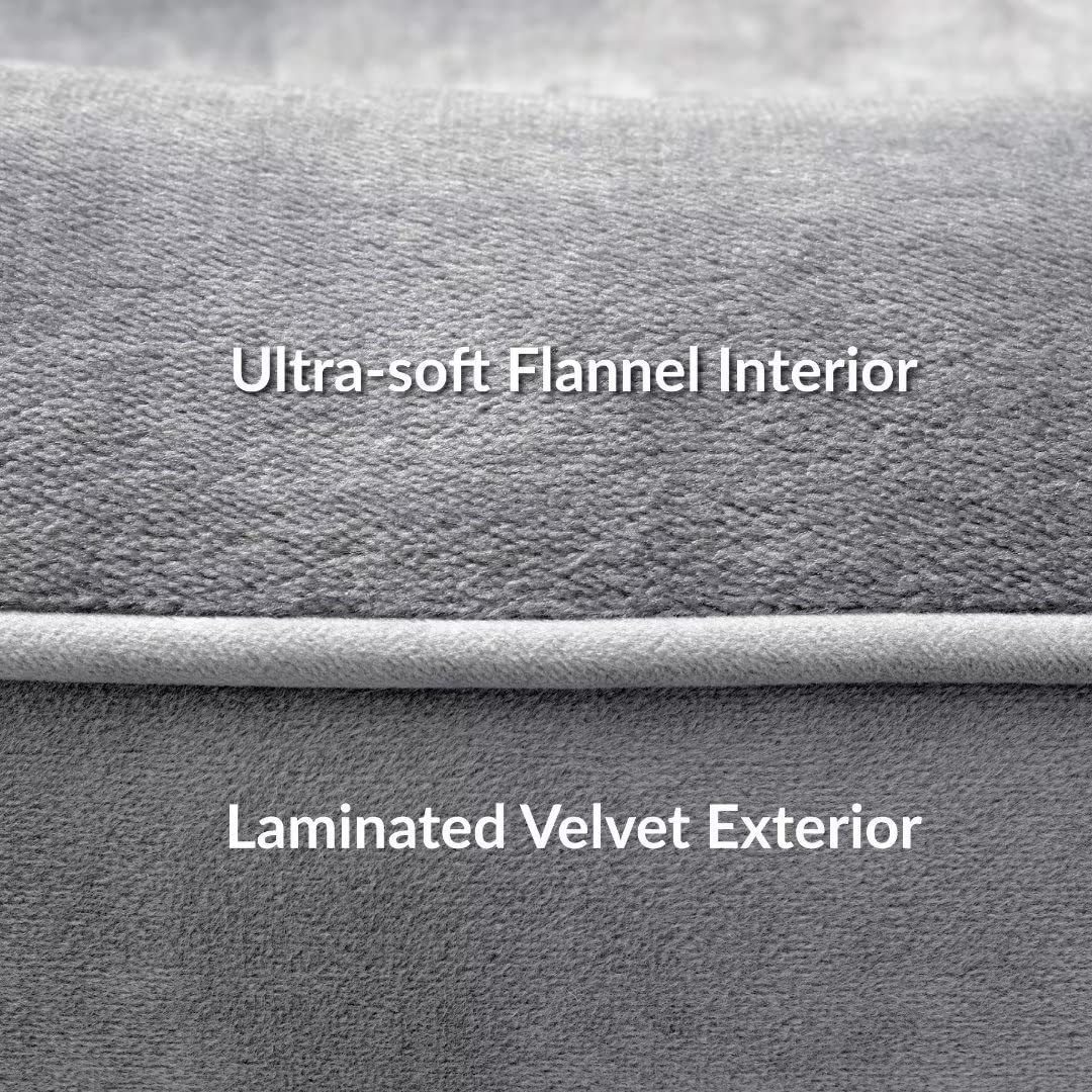 Gudreva Large Orthopedic Dog Bed Sofa - Washable, U-Shape Bolster, Waterproof