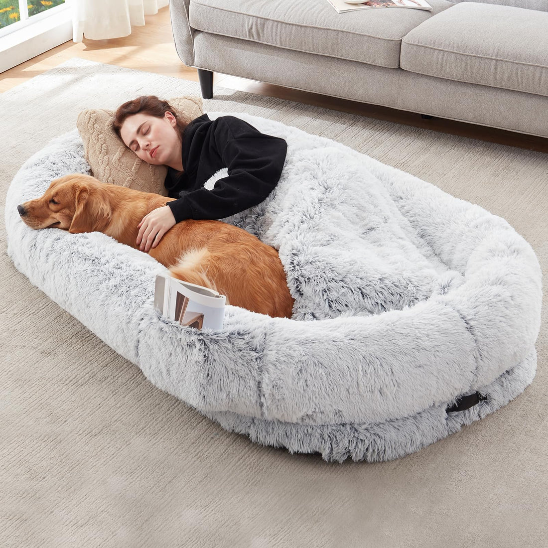 Gudreva Dog Beds for Humans - Humans Size Dog Beds